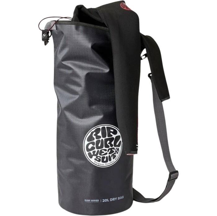 2024 Rip Curl Surf Series Bolsa De Barril 20L 14SMUT - Black / Grey